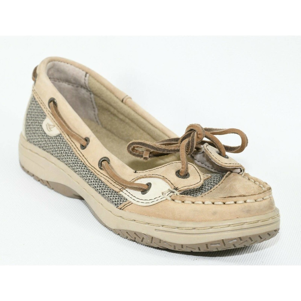 Sperry Top-Sider Angelfish Boat Shoes Tan (Youth Size 2.5 M)